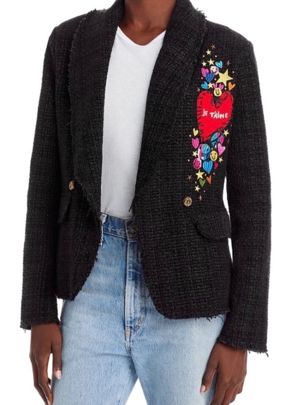 AQUA x Kerri Rosenthal Tres Chic Blazer NWT size S